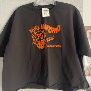 Cropped Brandy Melville Graphic Tee